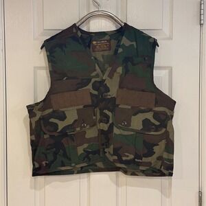 Caliber Sportsman's Apparel Camo Hunting Vest Mens Small Vest